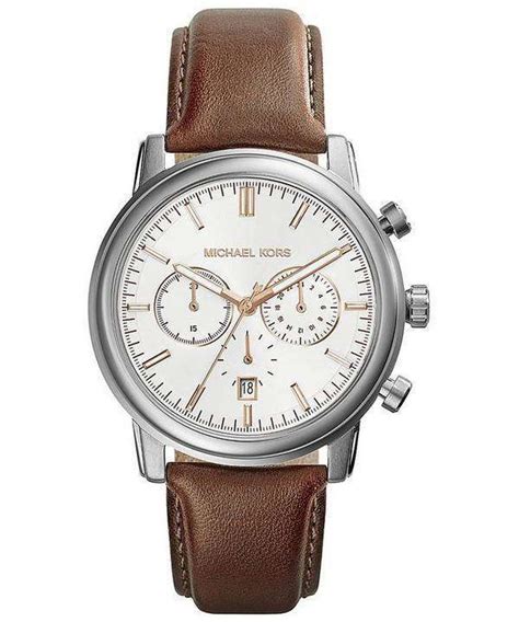 Michael Kors Landaulet Chronograph White Dial Men's Watch 